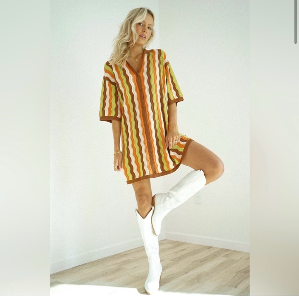YLLW - YELLOW THE LABEL - FELIX DRESS - SIZE S/M